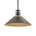 Hubbardton Forge Henry Medium Steel Shade Pendant Model: 134550-SKT-MULT-82-85
