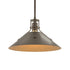 Hubbardton Forge Henry Medium Steel Shade Pendant Model: 134550-SKT-MULT-82-85