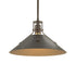 Hubbardton Forge Henry Medium Steel Shade Pendant Model: 134550-SKT-MULT-82-85