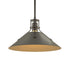Hubbardton Forge Henry Medium Steel Shade Pendant Model: 134550-SKT-MULT-82-85