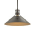 Hubbardton Forge Henry Medium Steel Shade Pendant Model: 134550-SKT-MULT-82-85