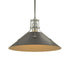 Hubbardton Forge Henry Medium Steel Shade Pendant Model: 134550-SKT-MULT-82-85