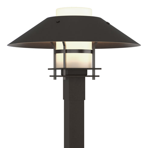 Hubbardton Forge Henry Outdoor Post Light in Coastal Oil Rubbed Bronze Finish Model: 344227-SKT-14-14-GG0026