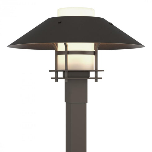 Hubbardton Forge Henry Outdoor Post Light in Coastal Oil Rubbed Bronze Finish Model: 344227-SKT-14-14-GG0026