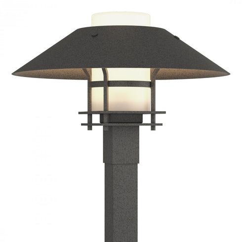 Hubbardton Forge Henry Outdoor Post Light in Coastal Oil Rubbed Bronze Finish Model: 344227-SKT-14-14-GG0026