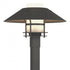 Hubbardton Forge Henry Outdoor Post Light in Coastal Oil Rubbed Bronze Finish Model: 344227-SKT-14-14-GG0026