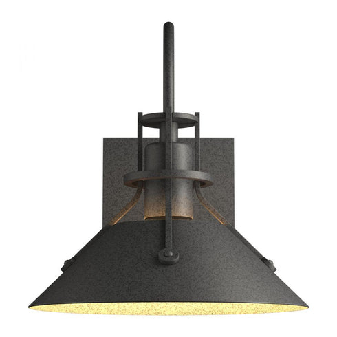 Hubbardton Forge Henry Small Outdoor Sconce in Coastal Oil Rubbed Bronze Finish Model: 302710-SKT-14