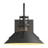 Hubbardton Forge Henry Small Outdoor Sconce in Coastal Oil Rubbed Bronze Finish Model: 302710-SKT-14