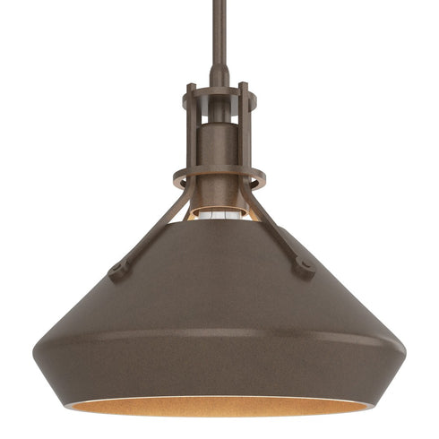 Hubbardton Forge Henry with Chamfer Pendant in Bronze Finish Model: 184251-SKT-MULT-05-05