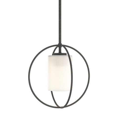 Hubbardton Forge Interlude Rhythm Mini Pendant in Bronze Finish Model: 187440-SKT-MULT-05-GG0160
