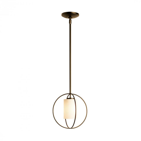 Hubbardton Forge Interlude Rhythm Mini Pendant in Bronze Finish Model: 187440-SKT-MULT-05-GG0160