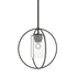 Hubbardton Forge Interlude Rhythm Mini Pendant in Bronze Finish Model: 187440-SKT-MULT-05-GG0160