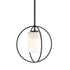 Hubbardton Forge Interlude Rhythm Mini Pendant in Bronze Finish Model: 187440-SKT-MULT-05-GG0160
