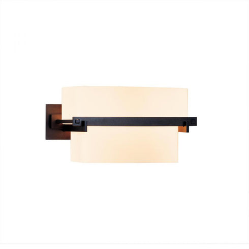 Hubbardton Forge Kakomi 1 Light Sconce Model: 207821-SKT-03-GG0105