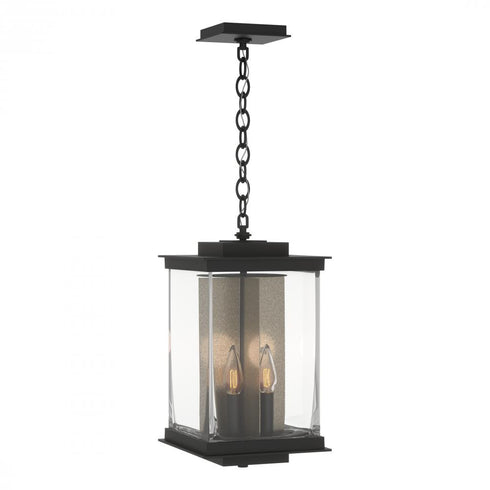 Hubbardton Forge Kingston Outdoor Large Lantern in Coastal Oil Rubbed Bronze Finish Model: 356840-SKT-14-81-ZM0703
