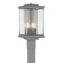 Hubbardton Forge Kingston Outdoor Post Light in Coastal Oil Rubbed Bronze Finish Model: 344840-SKT-14-81-ZM0703