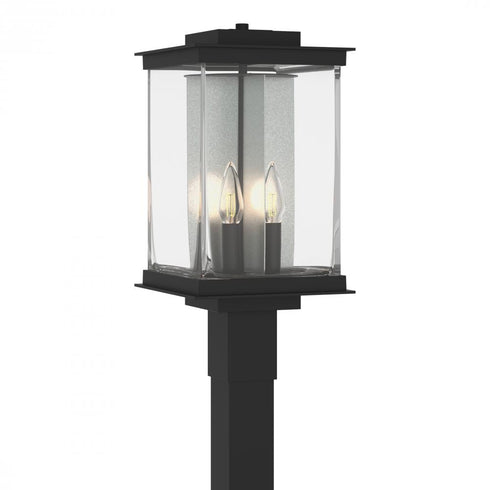 Hubbardton Forge Kingston Outdoor Post Light in Coastal Oil Rubbed Bronze Finish Model: 344840-SKT-14-81-ZM0703