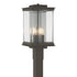 Hubbardton Forge Kingston Outdoor Post Light in Coastal Oil Rubbed Bronze Finish Model: 344840-SKT-14-81-ZM0703