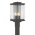Hubbardton Forge Kingston Outdoor Post Light in Coastal Oil Rubbed Bronze Finish Model: 344840-SKT-14-81-ZM0703