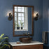 Hubbardton Forge Lapas 1 Light Bath Sconce in Black Finish Model: 201350-SKT-10-GG0330