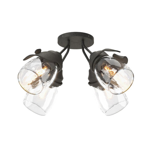 Hubbardton Forge Lapas 4 Light Semi Flush Model: 121371-SKT-20-GG0330