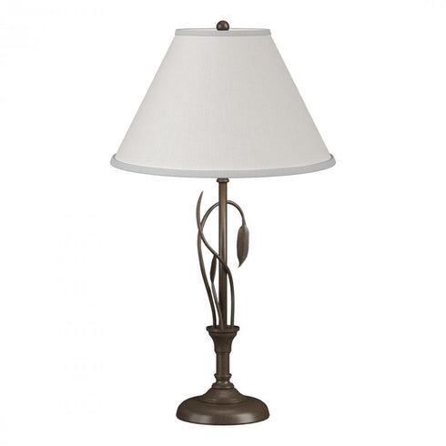 Hubbardton Forge Leaf Forged Leaves and Vase Table Lamp in Bronze Finish Model: 266760-SKT-05-SF1555