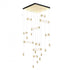 Hubbardton Forge Libra 10 Light Square LED Pendant Model: 139100-LED-STND-82-ZM0696