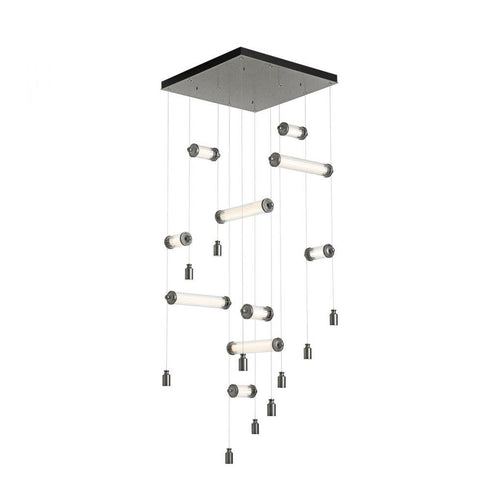 Hubbardton Forge Libra 10 Light Square LED Pendant Model: 139100-LED-STND-82-ZM0696
