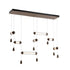 Hubbardton Forge Libra 7 Light Double Linear LED Pendant Model: 139101-LED-STND-07-ZM0696