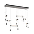 Hubbardton Forge Libra 7 Light Double Linear LED Pendant Model: 139101-LED-STND-07-ZM0696
