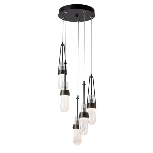 Hubbardton Forge Link 5 Light Blown Glass Pendant Model: 131120-SKT-STND-85-YG0434