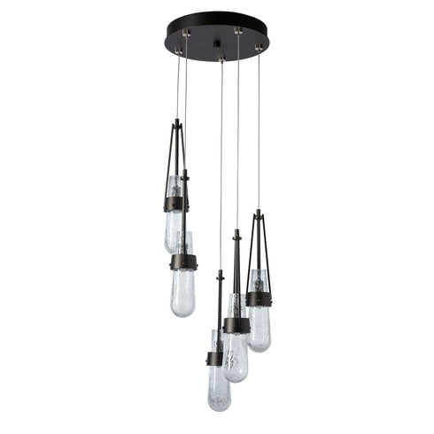 Hubbardton Forge Link 5 Light Blown Glass Pendant Model: 131120-SKT-STND-85-YG0434