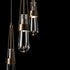 Hubbardton Forge Link 5 Light Clear Glass Pendant Model: 131127-SKT-STND-89-ZM0434
