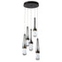 Hubbardton Forge Link 5 Light Clear Glass Pendant Model: 131127-SKT-STND-89-ZM0434