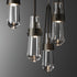 Hubbardton Forge Link 5 Light Clear Glass Pendant Model: 131127-SKT-STND-89-ZM0434