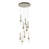 Hubbardton Forge Link 9 Light Blown Glass Round Pendant Model: 131100-SKT-STND-85-YG0434