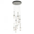 Hubbardton Forge Link 9 Light Blown Glass Round Pendant Model: 131100-SKT-STND-85-YG0434
