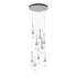 Hubbardton Forge Link 9 Light Clear Glass Round Pendant Model: 131108-SKT-STND-85-ZM0434