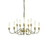 Hubbardton Forge Lisse 10 Arm Chandelier Model: 106030-SKT-25