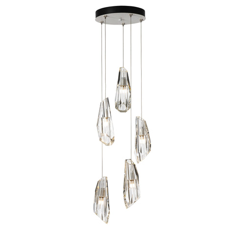 Hubbardton Forge Luma 5 Light Pendant Model: 131121-SKT-STND-82-CR