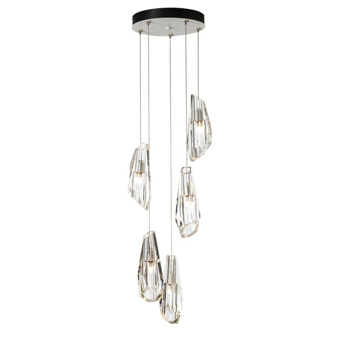 Hubbardton Forge Luma 5 Light Pendant Model: 131121-SKT-STND-82-CR