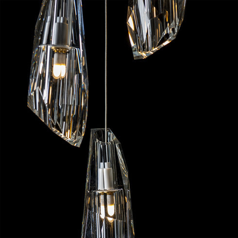 Hubbardton Forge Luma 5 Light Pendant Model: 131121-SKT-STND-82-CR