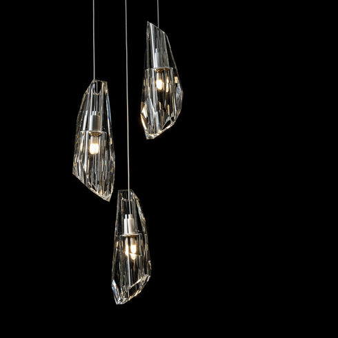 Hubbardton Forge Luma 5 Light Pendant Model: 131121-SKT-STND-82-CR