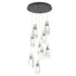 Hubbardton Forge Luma 9 Light Large Crystal Round Pendant Model: 131101-SKT-STND-86-CR