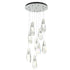 Hubbardton Forge Luma 9 Light Large Crystal Round Pendant Model: 131101-SKT-STND-86-CR