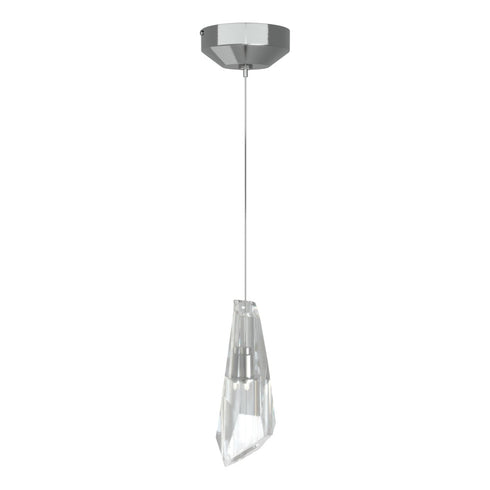 Hubbardton Forge Luma Mini Pendant in Vintage Platinum Finish Model: 161321-SKT-STND-82-CR