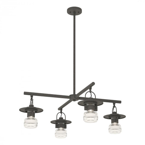 Hubbardton Forge Mason Outdoor 4 Light Pendant in Coastal Oil Rubbed Bronze Finish Model: 364212-SKT-MULT-14-ZM0435