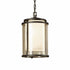 Hubbardton Forge Meridian Large Outdoor Ceiling Fixture in Coastal Oil Rubbed Bronze Finish Model: 365615-SKT-14-ZS0283