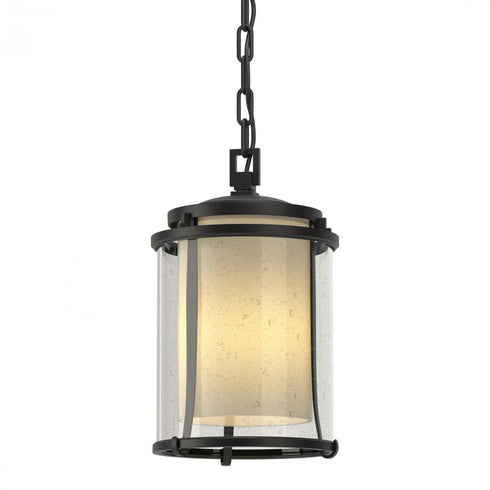 Hubbardton Forge Meridian Outdoor Ceiling Fixture in Coastal Oil Rubbed Bronze Finish Model: 365610-SKT-14-ZS0297