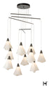 Hubbardton Forge Mobius 10 Light Mobile Pendant in Dark Smoke Finish Model: 131152-SKT-STND-07-SH1987